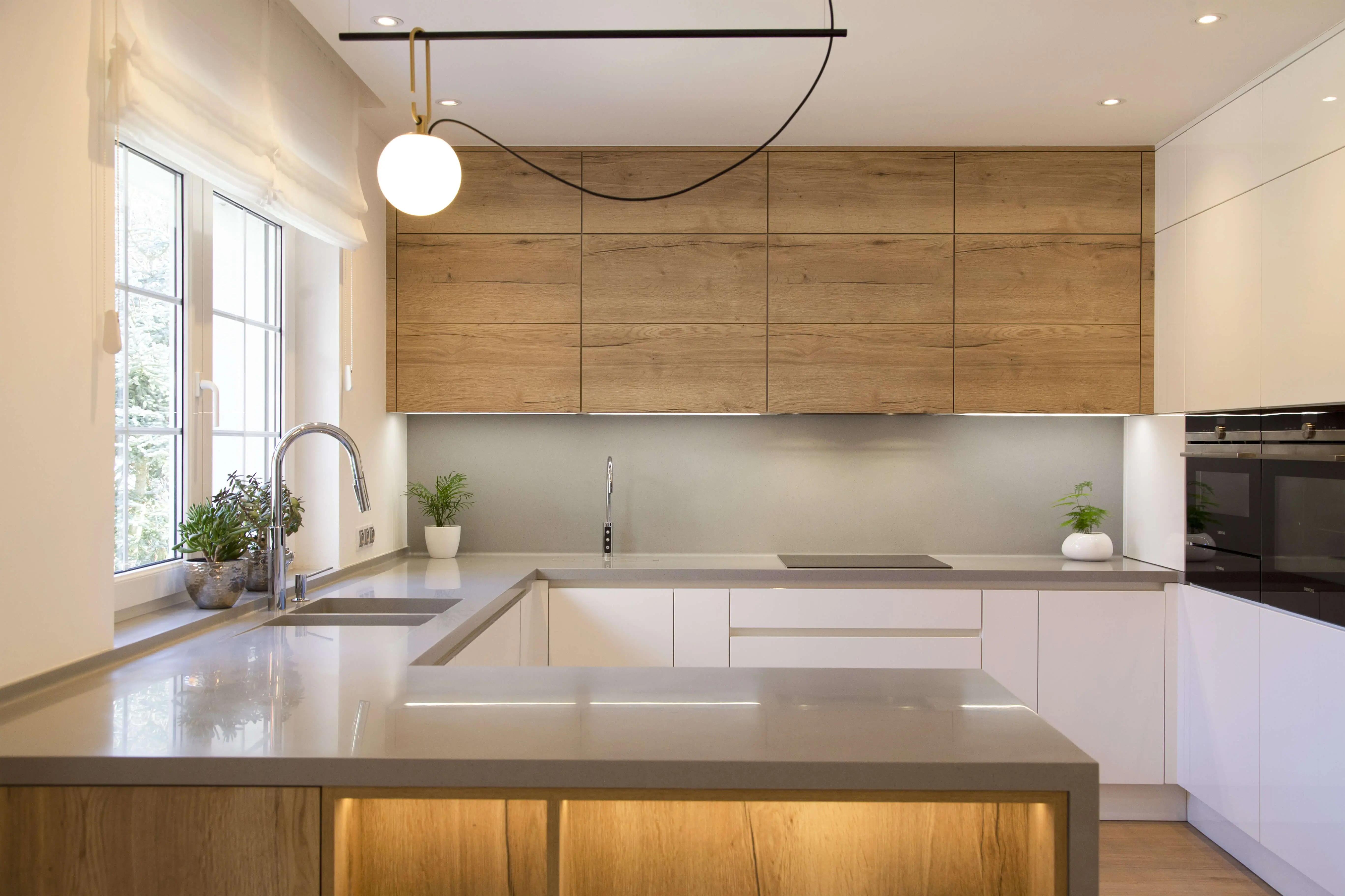 Kuchyně jako dodávka na klíč, včetně veškerých stavebních prací.